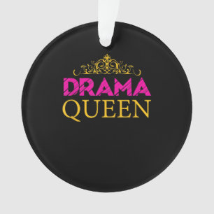 Drama Queen Crown Acting Actress Broadway Actress Ornament