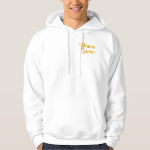 Drama Queen – Crown & Theatre Mask Design Hoodie