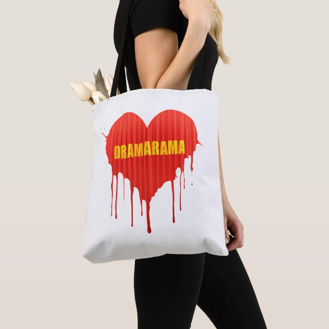 Drama Queen Dramarama bleeding heart women’s Tote Bag (Close Up)