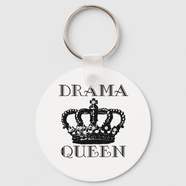 Drama Queen Key Ring (Front)
