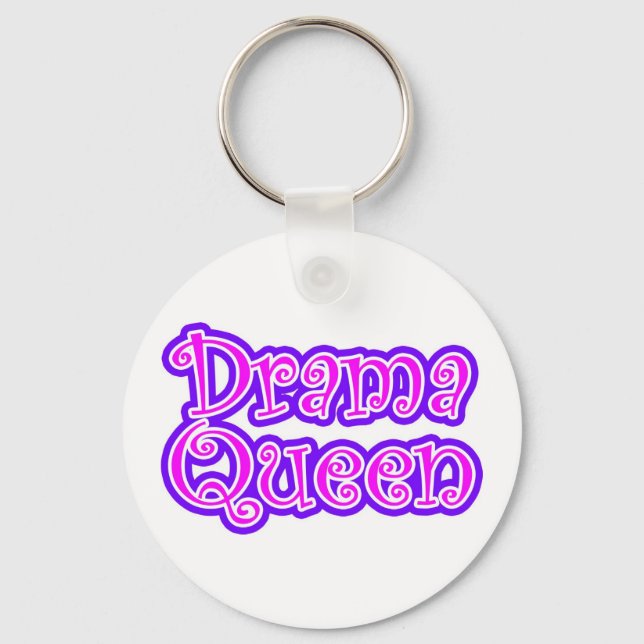 Drama Queen Key Ring (Front)
