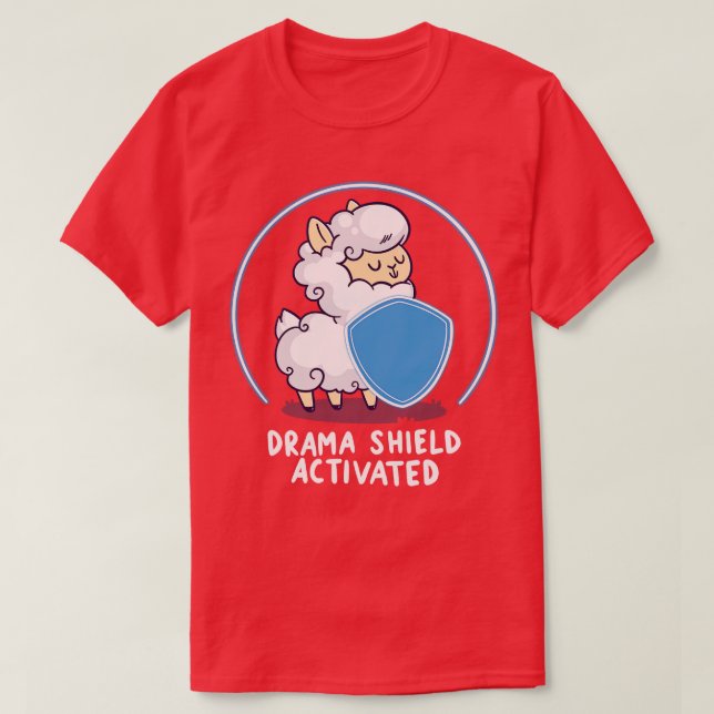 Drama Shield T-Shirt (Design Front)