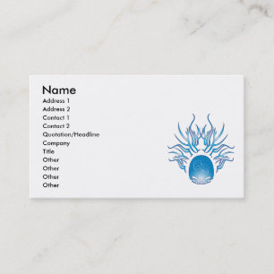 Drama Skull Business Card