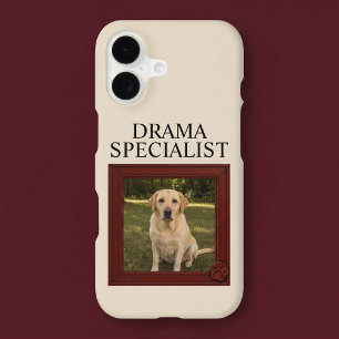 Drama Specialist Custom Funny Dog Photo