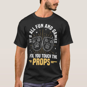 Drama Teacher Funny Theater Acting Design T-Shirt