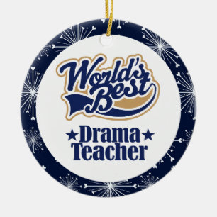 Drama Teacher Gift Ornament