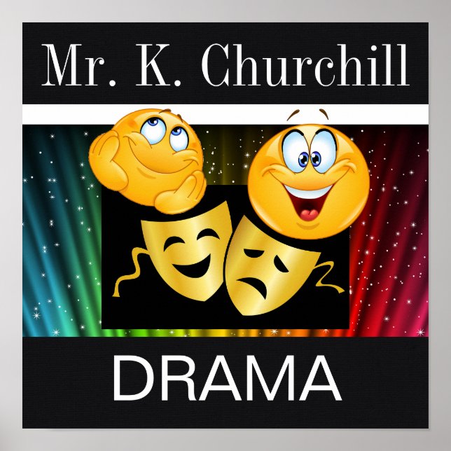 Drama Teacher Poster - SRF (Front)