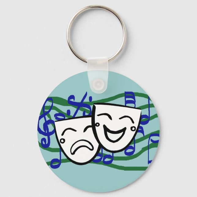 Drama: the Musical Key Ring (Front)