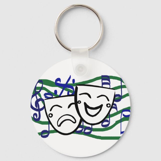 Drama: the Musical Key Ring (Front)