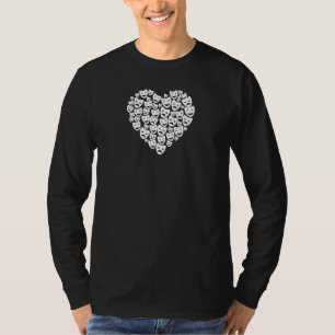 Drama Theatre Mask Lover Heart Actor Actress T-Shirt