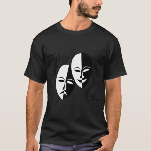 Drama Theatre Masks Comedy and Tragedy 3 T-Shirt