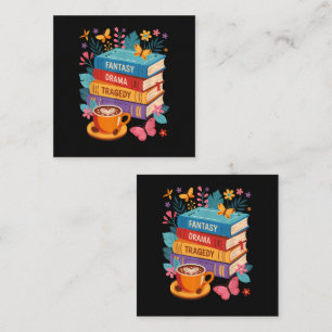 Drama Tragedy Books Subtle Anti-Trump Enclosure Card
