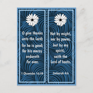 Dramatic Bible Scriptures Bookmark Postcard