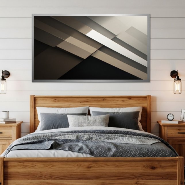 Dramatic Black and White Architectural Poster (Creator Uploaded)