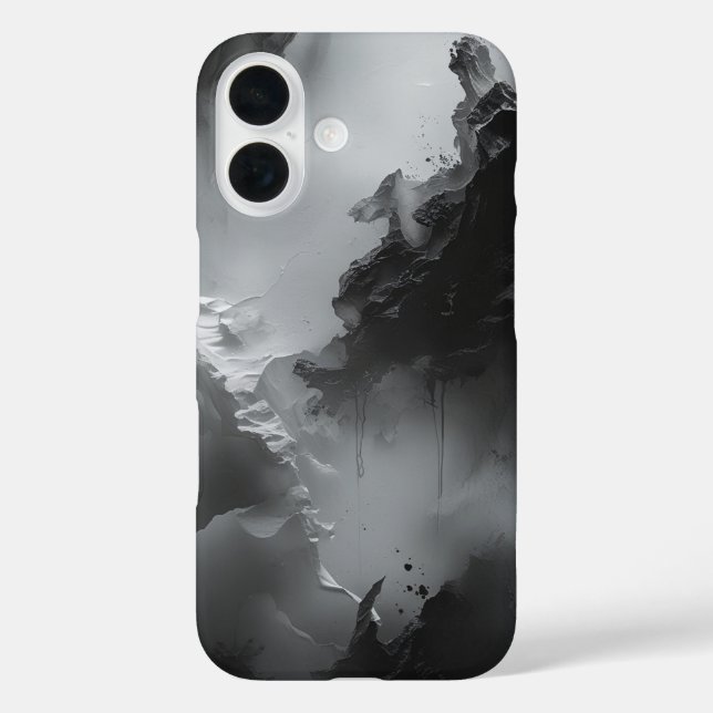 Dramatic Black and White Wallpaper Case-Mate iPhone Case (Back)