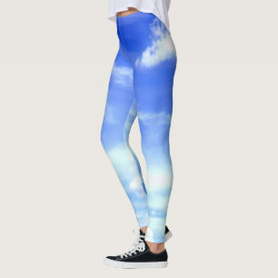 Dramatic Blue Sky Leggings