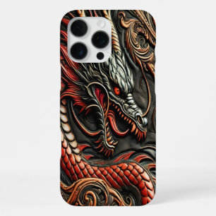 Dramatic Bold Red Dragon iPhone 16 Pro Max Case