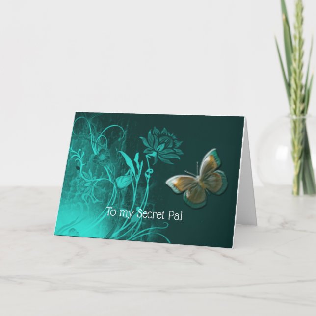 Dramatic butterfly card (Front)