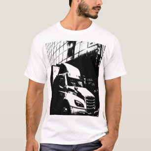 Dramatic Canadian Semi Truck Posterised Photo T-Shirt