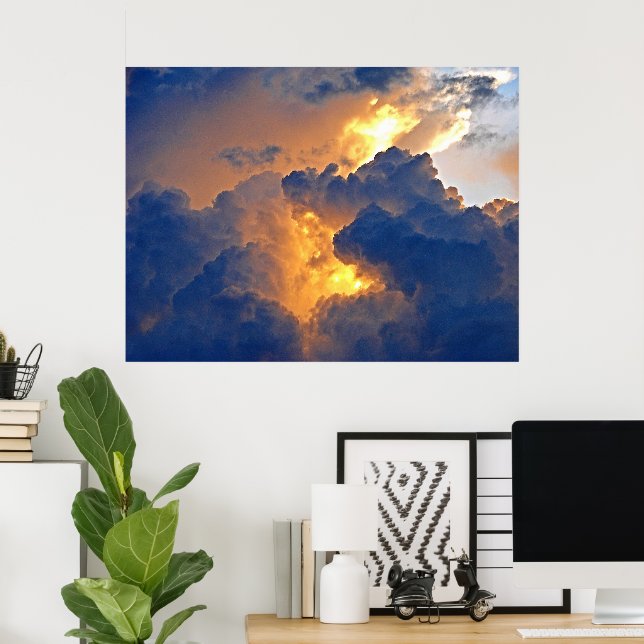 Dramatic Cloud Formation Poster (Home Office)