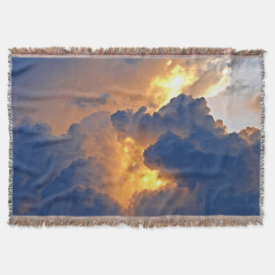 Dramatic Cloud Formation Throw Blanket