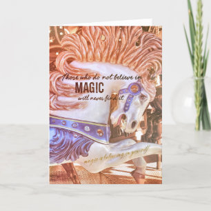 DRAMATIC FLAIR Greeting Card