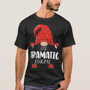 Dramatic Gnome Matching Family Christmas Pajama T-Shirt