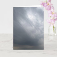Dramatic Grey Stormy Sky Art