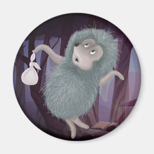 Dramatic Hedgehog Magnet