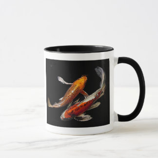 Dramatic Koi Pair Coffee Mug