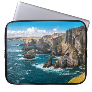 Dramatic landscape at Mizen Head on Atlantic coast Laptop Sleeve