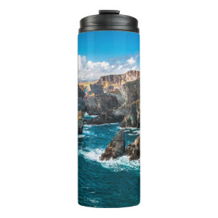 Dramatic landscape at Mizen Head on Atlantic coast Thermal Tumbler