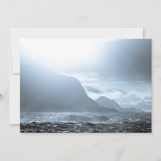 Dramatic Landscape Photo Card (Front)