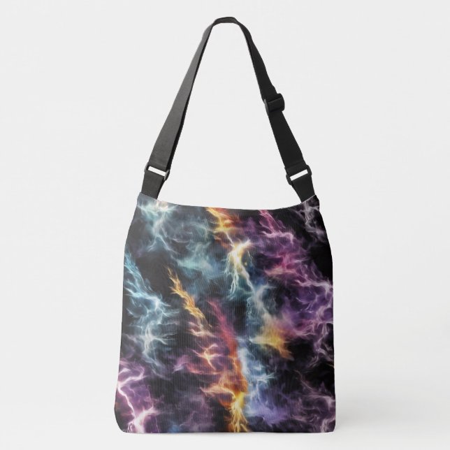 Dramatic Lightning  Crossbody Bag (Front)