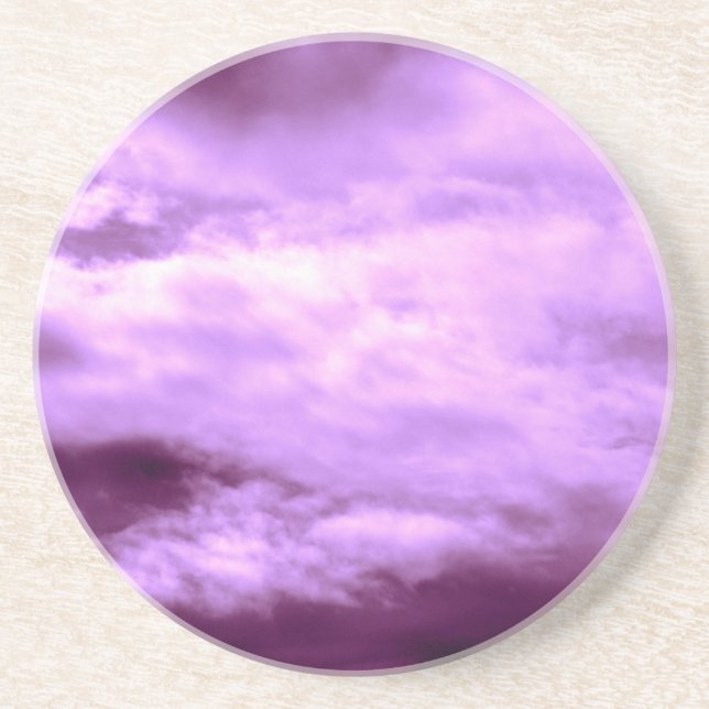 Dramatic Purple Sky Coaster (Front)