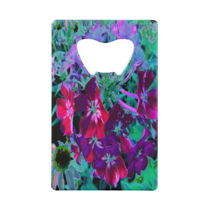 Dramatic Red, Purple and Pink Garden Flower