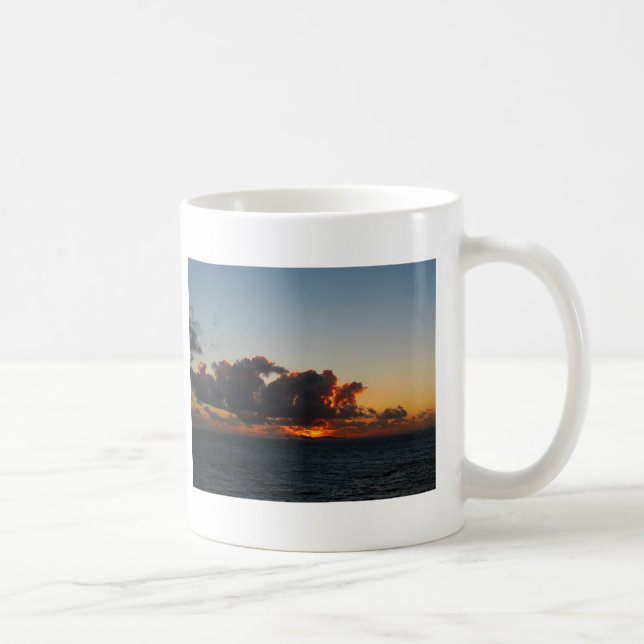Dramatic Sea Sky at Dawn Coffee Mug (Right)