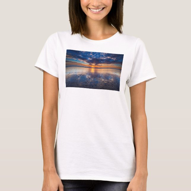 Dramatic seascape, sunset, CA T-Shirt (Front)