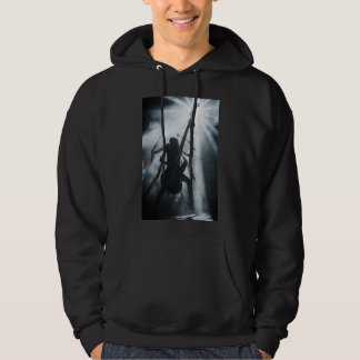 Dramatic Spider Bass Player Stage Spotlight Hoodie