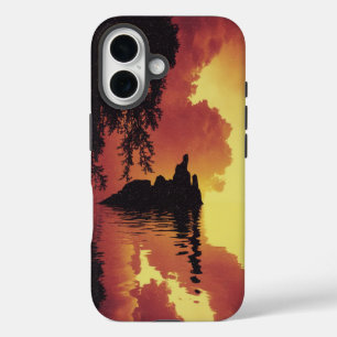 Dramatic Sunset Landscape  iPhone 16 Case