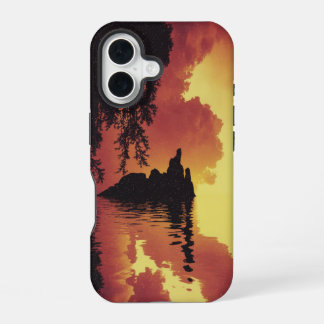 Dramatic Sunset Landscape iPhone 16 Case