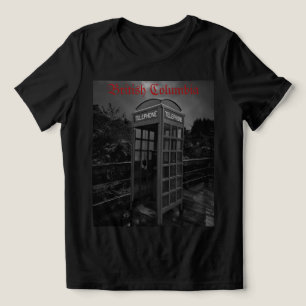 Dramatic Telephone Booth Photography Travel Urban Tri-Blend Shirt