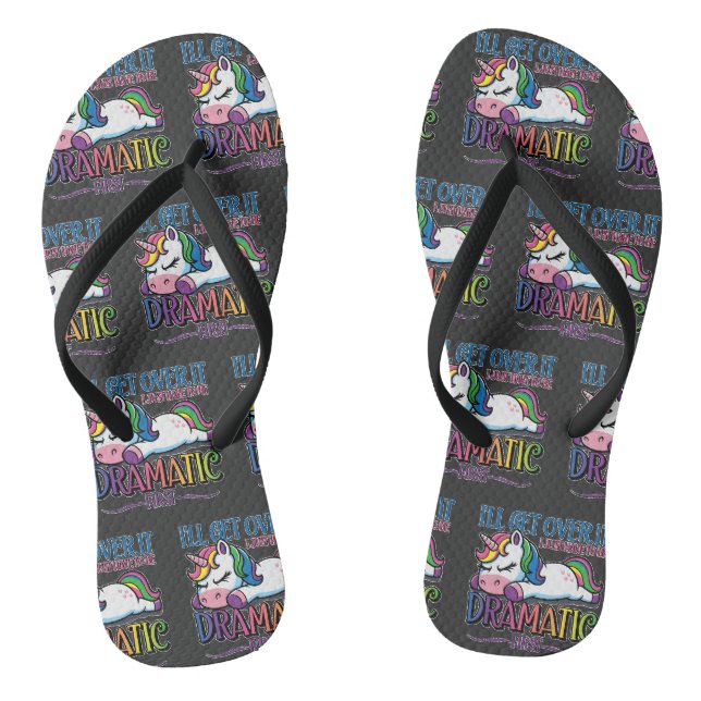 Dramatic Unicorn Thongs (Footbed)