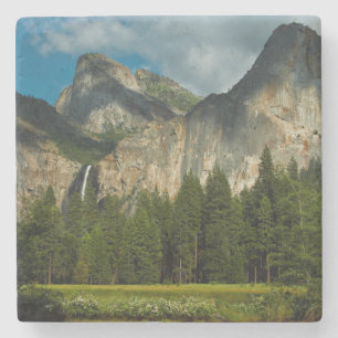 Dramatic View Of Yosemite Valley From The Gates Stone Coaster