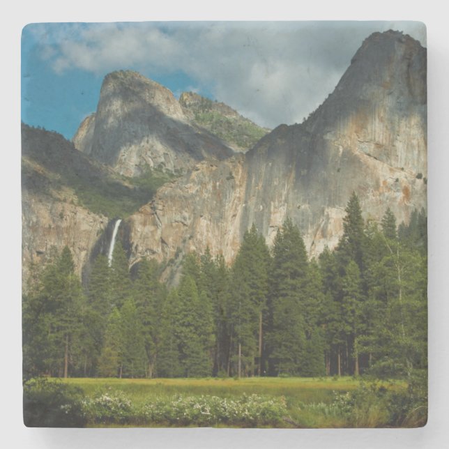 Dramatic View Of Yosemite Valley From The Gates Stone Coaster (Front)