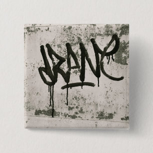Drane 15 Cm Square Badge