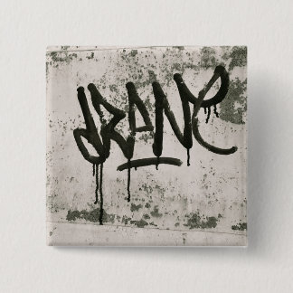 Drane 15 Cm Square Badge