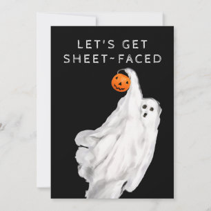 Drank Funny Adult Halloween Ghost Party Invitation