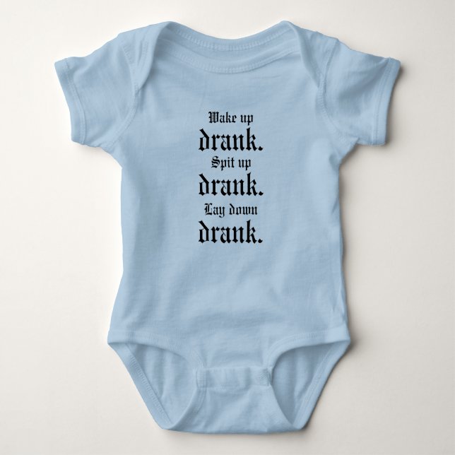 Drank Lyric Baby Bodysuit Cute Baby one-Piece 0 24 (Front)