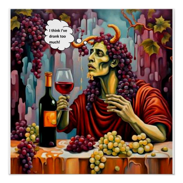 Drank too much poster (Front)